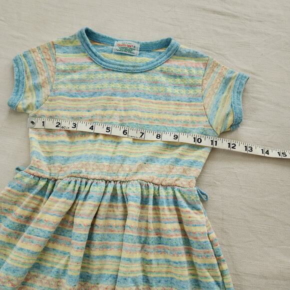 Vintage Healthtex Striped Dress 4t - Picture 4 of 5